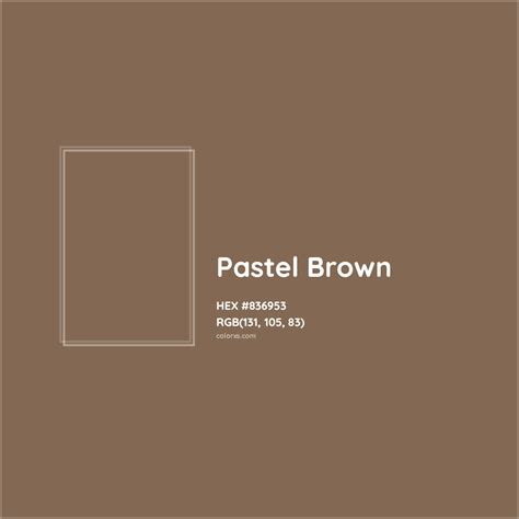 pastel brown colour code.